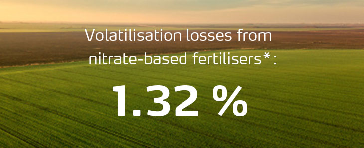 Volatilisaion losses nitrates